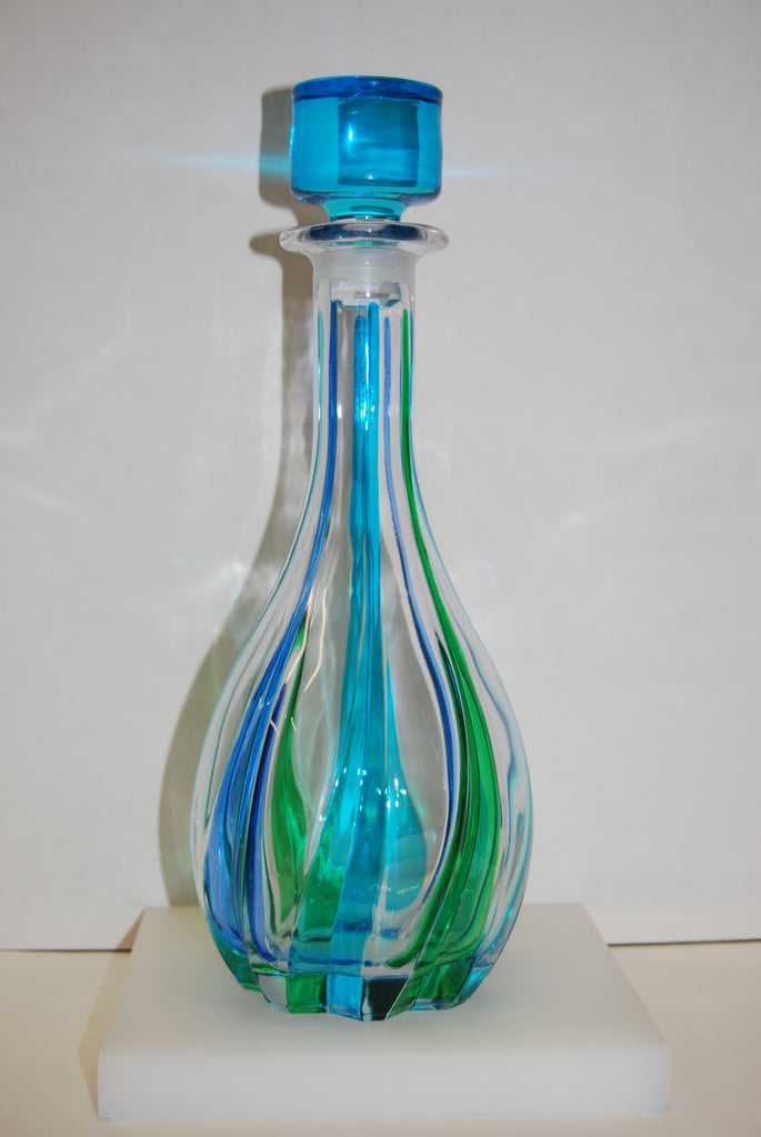 Murano Glass Trix Decanter from Italy