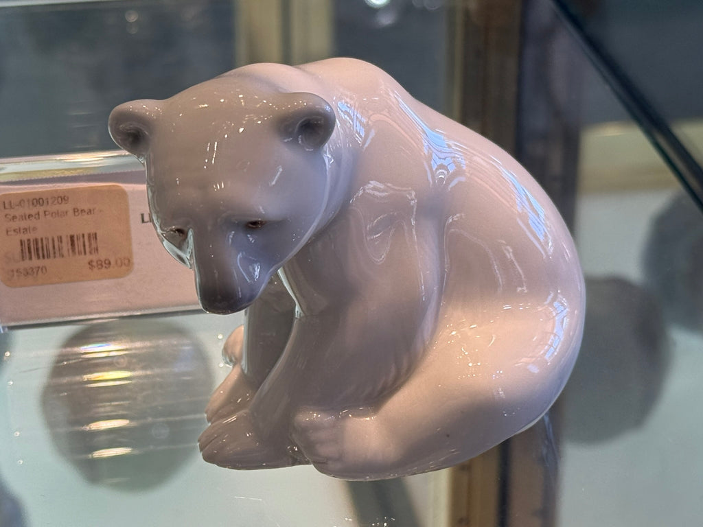 Seated Polar Bear