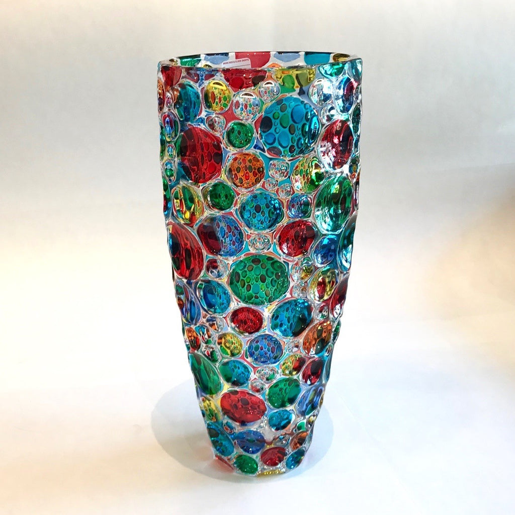 Murano Glass Lisboa Vase Multi Color