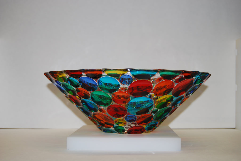 Murano Glass Lisboa Multi Color Bowl