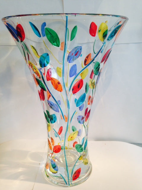 Murano Tree of Life Vase